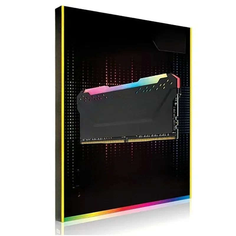 For Esports DDR4 3200 64GB (16GBx4) Black RGB Gaming Memory Kit