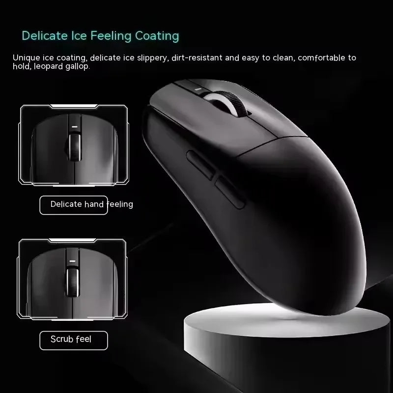 ATK VXE Dragonfly R1  Paw3395 Lightweight Ergonomic Three-Mode Bluetooth Mouse