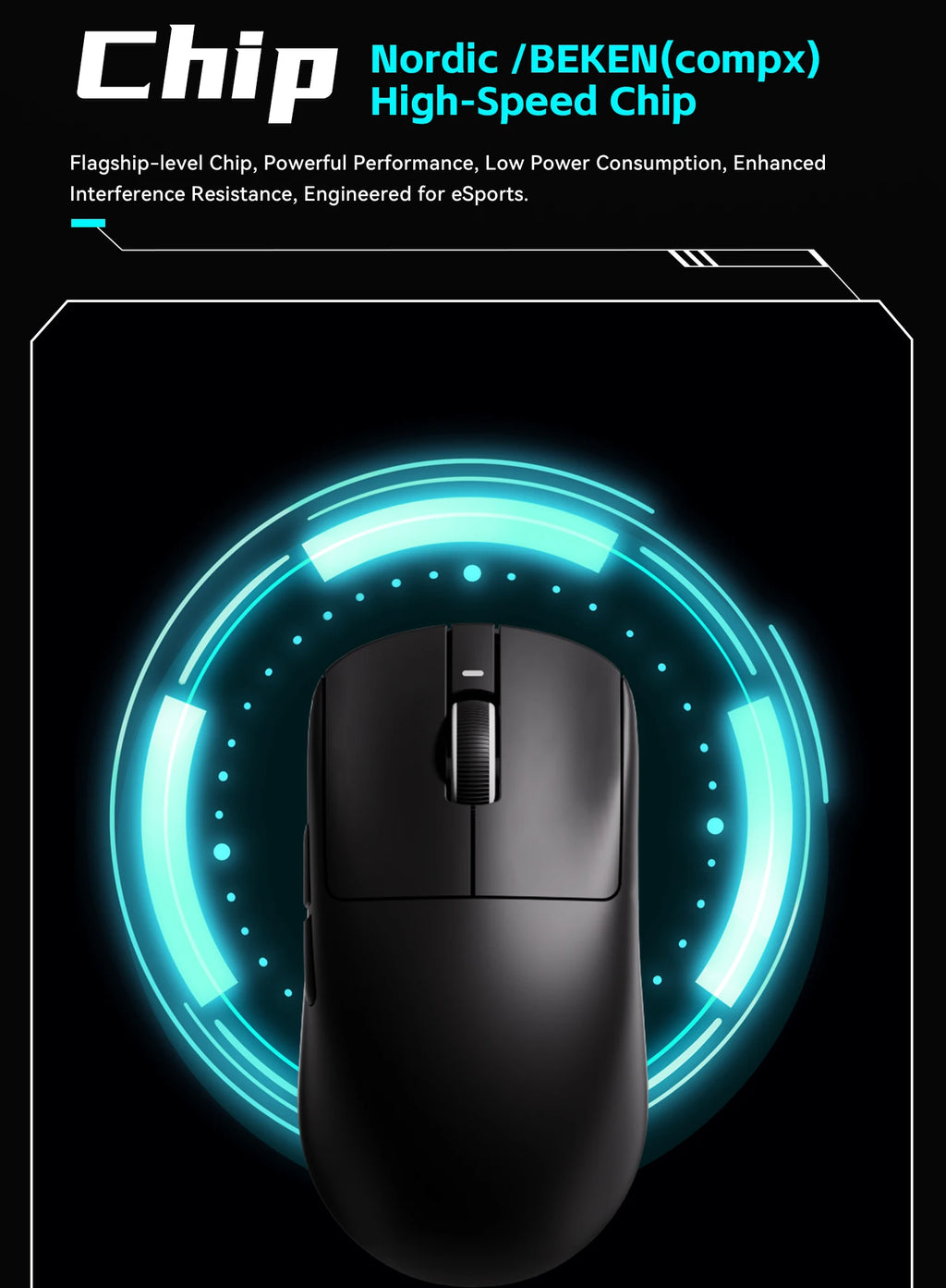 ATK VXE Dragonfly R1  Paw3395 Lightweight Ergonomic Three-Mode Bluetooth Mouse