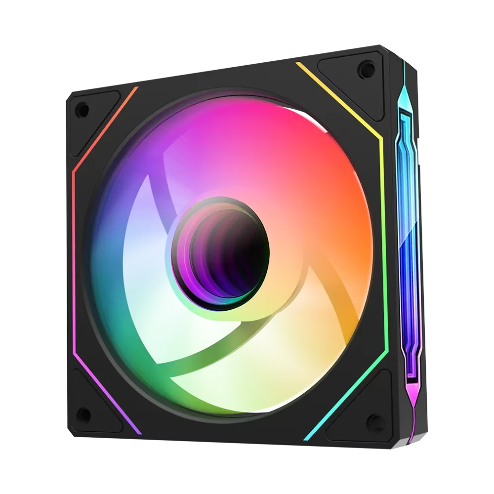Jungle Leopard Prism 4Pro ARGB 120mm 5V 3PIN ARGB 4PIN PWM Infinite Mirror Lighting Motherboard Lighting Sync Case PC CPU Fan