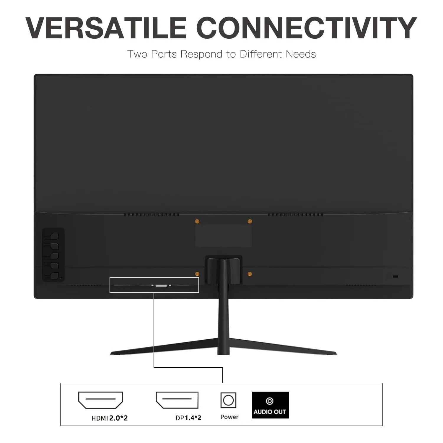 27inch 2K 180Hz Gaming Monitor 2560*1440P 100%sRGB IPS HDR QHD Display FreeSync DP HDMI Desktop PC PS4/PS5 Monitor