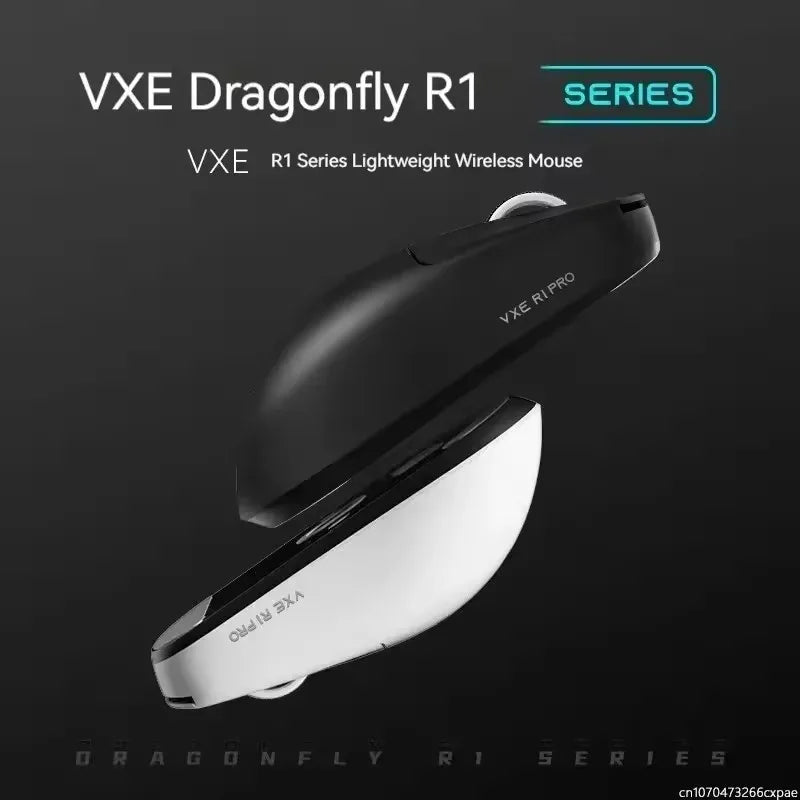 ATK VXE Dragonfly R1  Paw3395 Lightweight Ergonomic Three-Mode Bluetooth Mouse