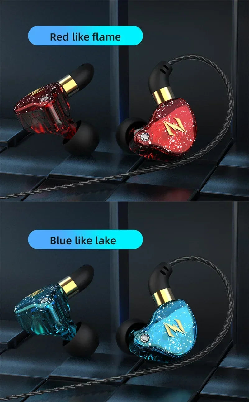 QKZ ZEN Dynamic Wired Earphones HIFI Heavy Bass Earbuds In Ear Monitor Sport Noise Cancelling Headset Gaming Headphones with Mic