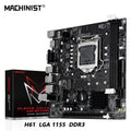 MACHINIST H61 Motherboard M.2 NVME PCIEx16 DVI Supports Dual-channel DDR3 RAM Intel Core 2/3 Gen CPU LGA1155 for Desktop PC