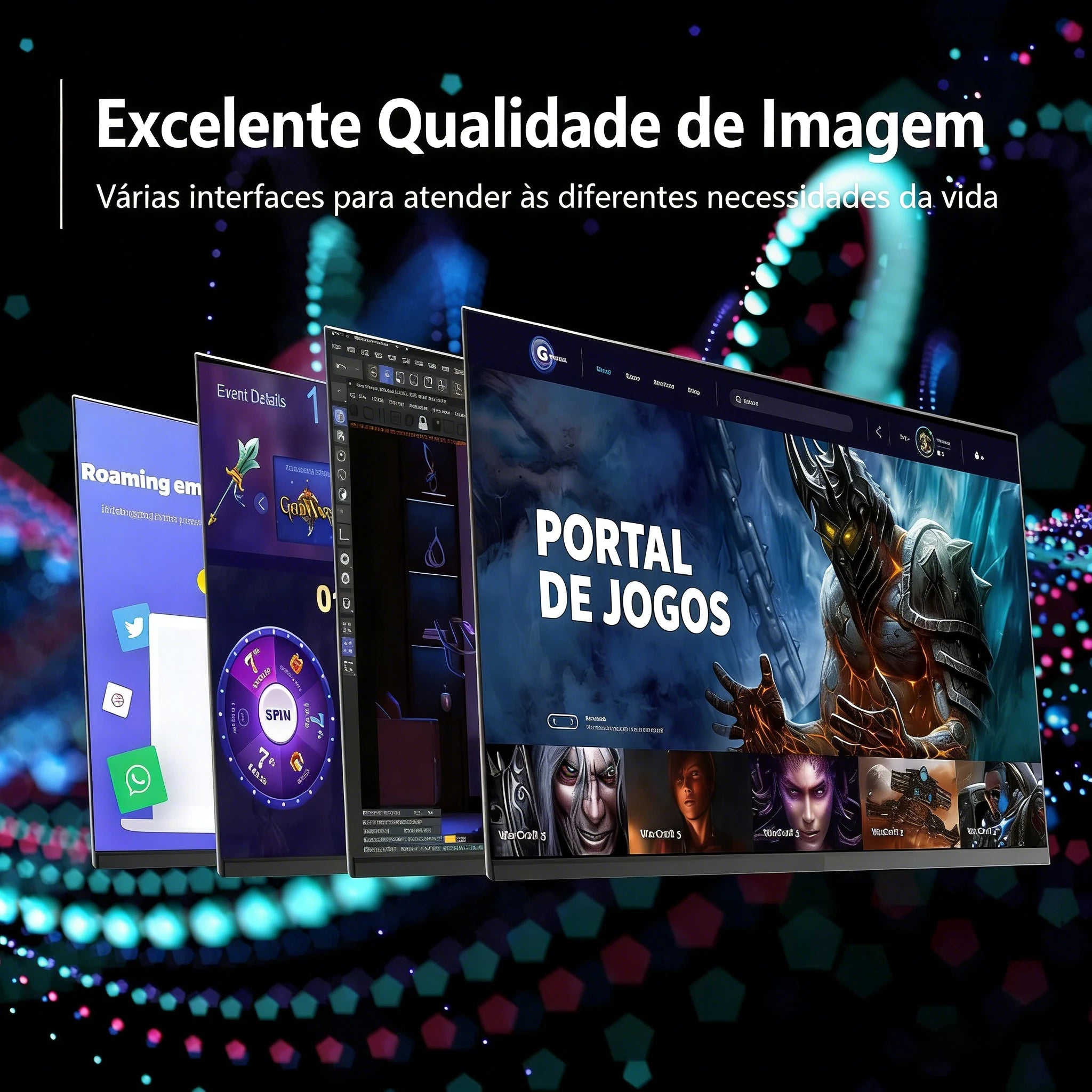 27inch 2K 180Hz Gaming Monitor 2560*1440P 100%sRGB IPS HDR QHD Display FreeSync DP HDMI Desktop PC PS4/PS5 Monitor