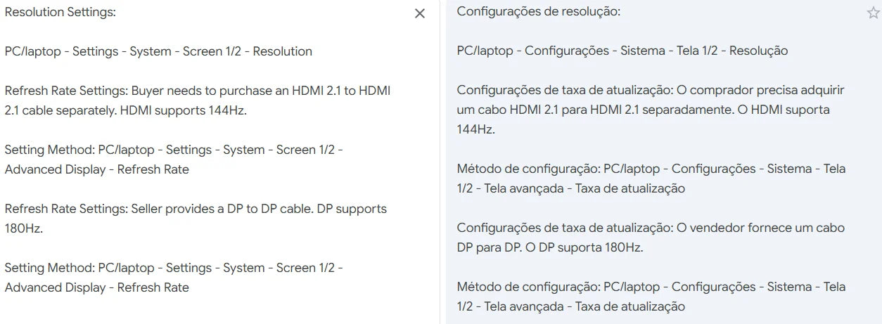 27inch 2K 180Hz Gaming Monitor 2560*1440P 100%sRGB IPS HDR QHD Display FreeSync DP HDMI Desktop PC PS4/PS5 Monitor