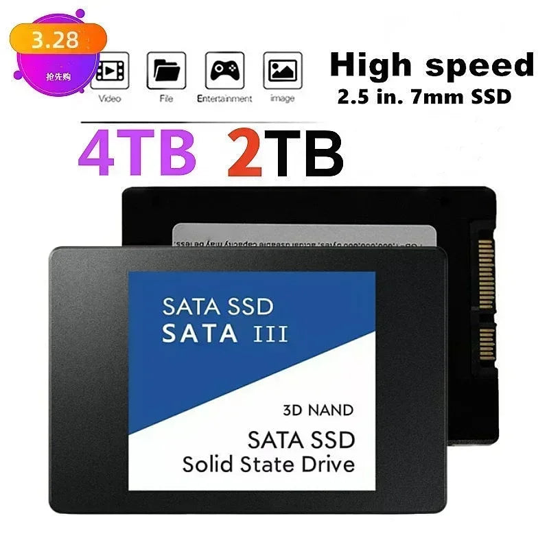 SSD Drive HDD 2.5 Hard Disk SSD 120GB 240GB 1TB 512GB 128GB 256GB HD SATA Disk Internal Hard Drive for Laptop Computer