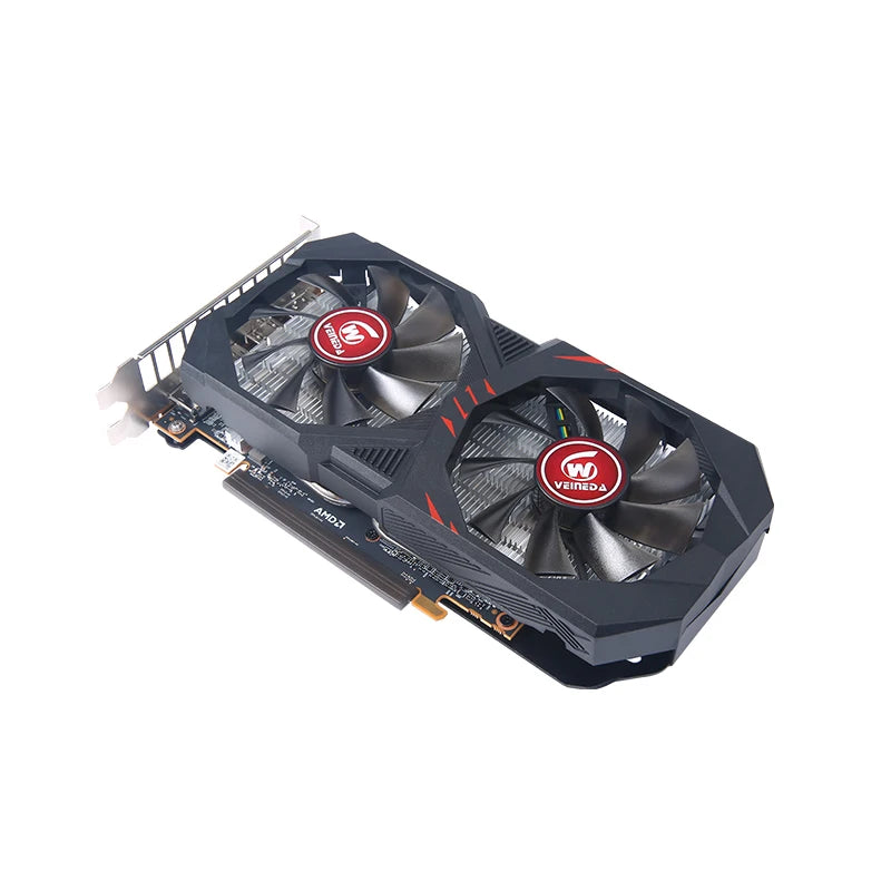 Veineda RX 6600M 8GB Video Card GPU GDDR6 128Bit 7nm Placa De Video Heat Pipes Version Support Desktop CPU rx6600m 8gb Brazil