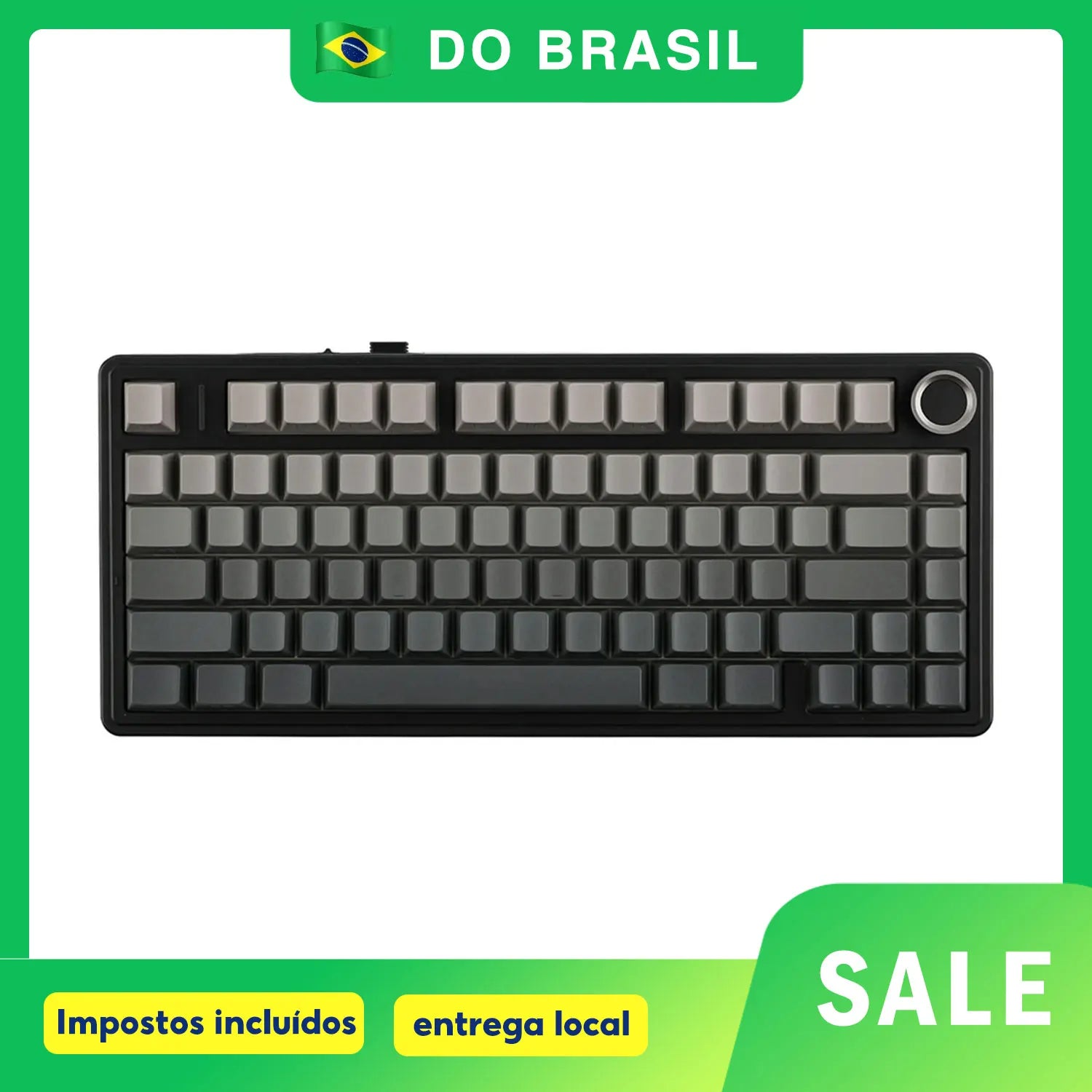 AULA F75 Wireless Mechanical Keyboard Hotswap Gasket Gaming Keyboard 75% Layout for PC for Laptop